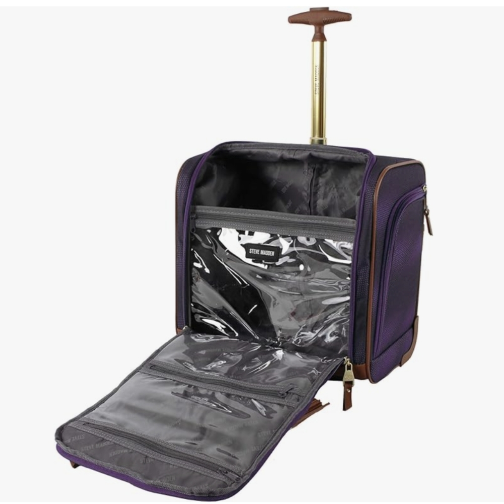 15 Inch Under Seat Bag for Women (Shadow Purple) - Picture 6 of 12